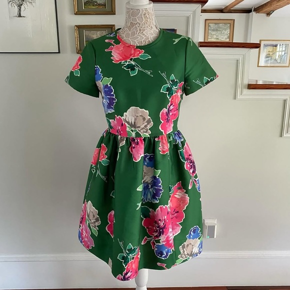 kate spade Dresses & Skirts - KATE SPADE ♠️ Stelli Floral Green Dress Sz 6